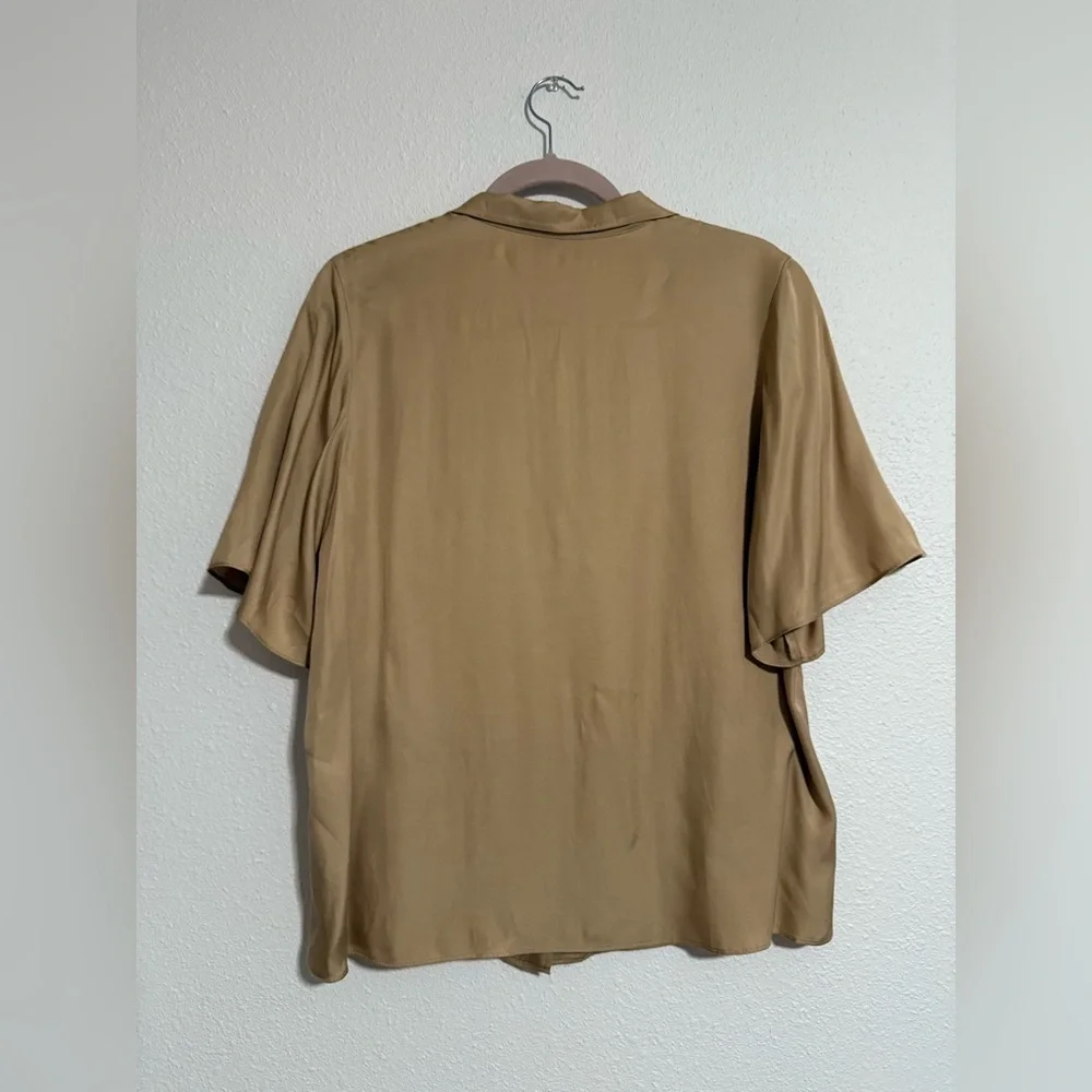 Vince Short-Sleeve Stand-Collar Button-Front Shirt - Picture 5 of 6